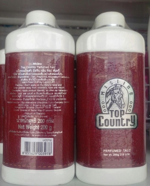 Phấn thơm Top Country Thái 200g- Phấn rôm Thái Lan 180g