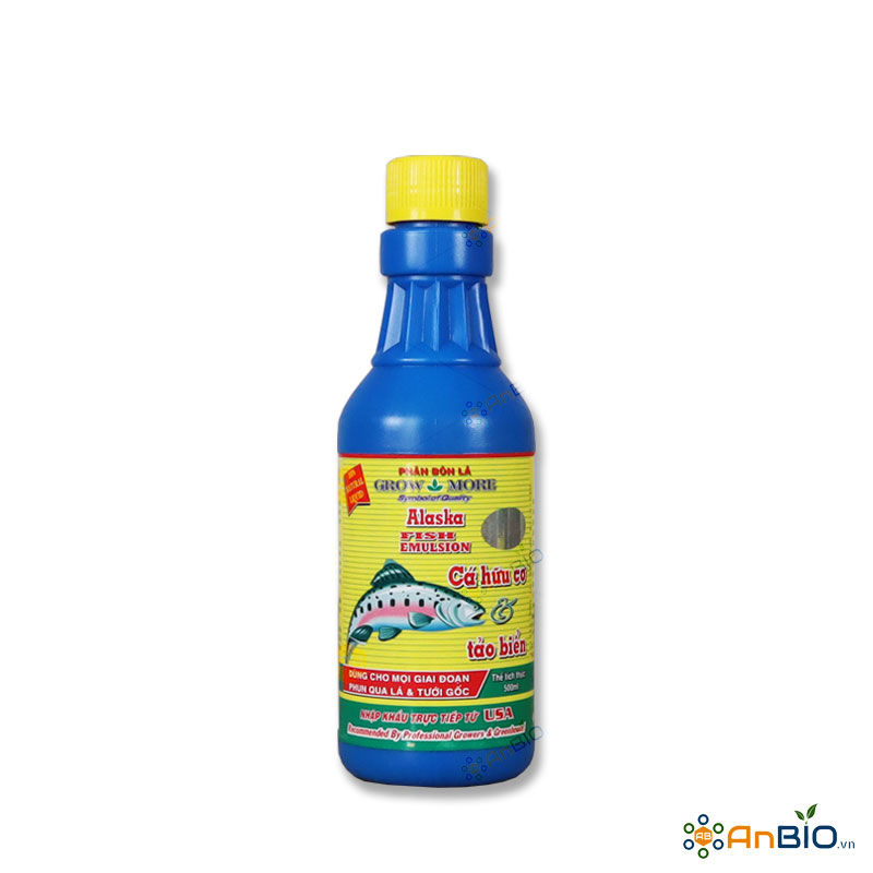 Phân cá hữu cơ và tảo biển alaska xanh chai 500ml