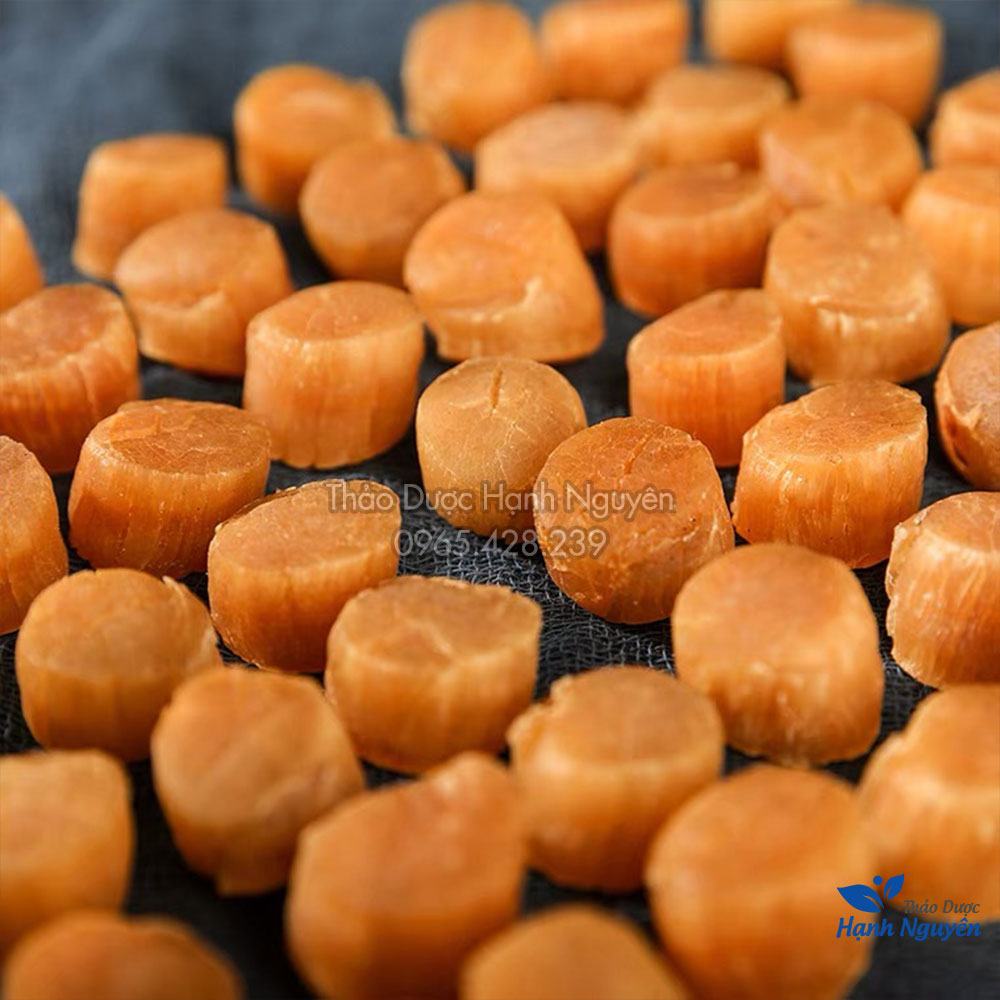 Cồi sò điệp khô Phan Thiết (10g (Cồi dày, giòn, thơm ngon bổ dưỡng) - Thảo dược Hạnh Nguyên