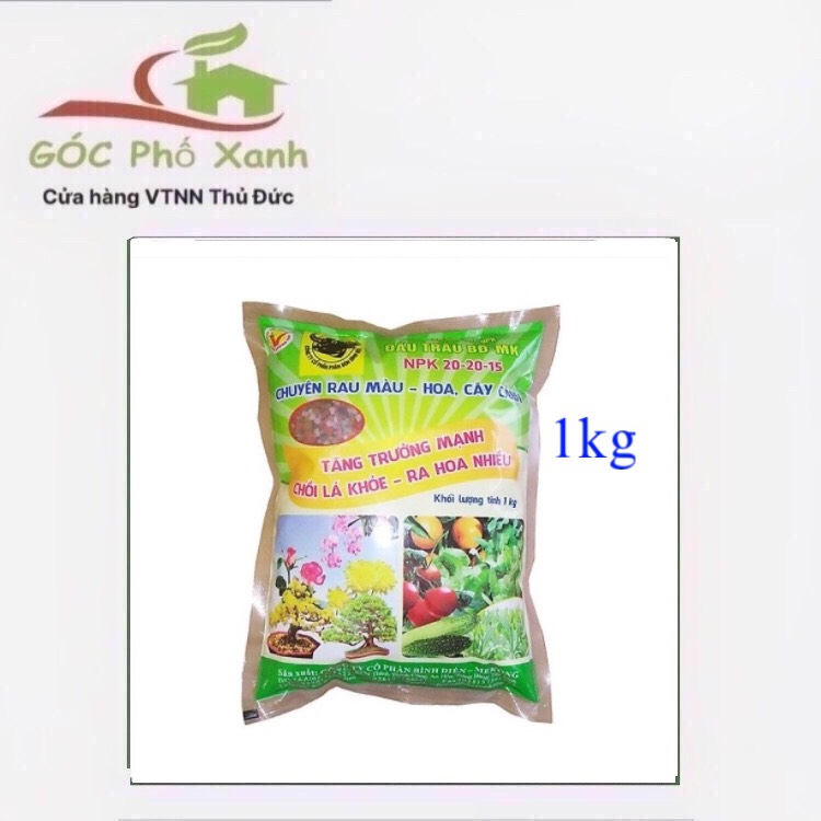 Phân bón NPK 20-20-15 Đầu Trâu gói 1kg