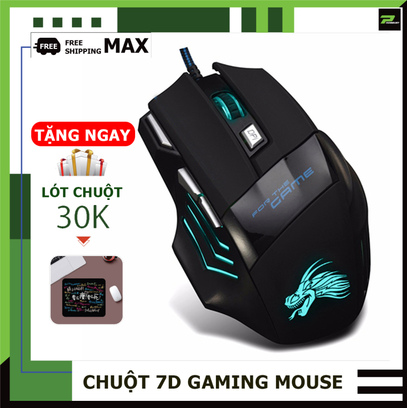 Bảng giá Chuột Máy Tính Chuột Chuyên Chơi Game 7D Gaming Mouse LED Sáng Đẳng Cấp PT Technology Phong Vũ