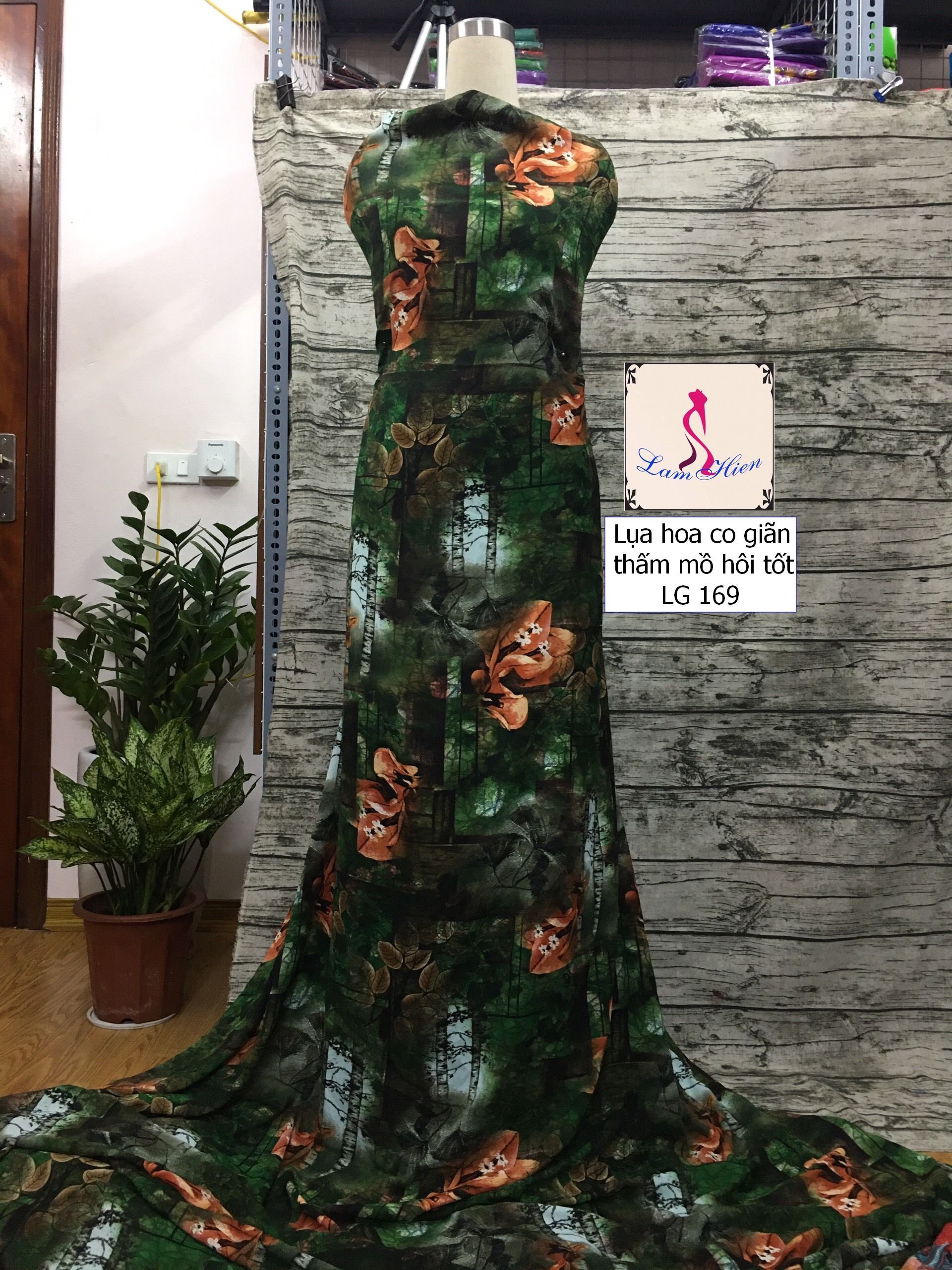 Vải lụa lanh may áo dài, may đầm