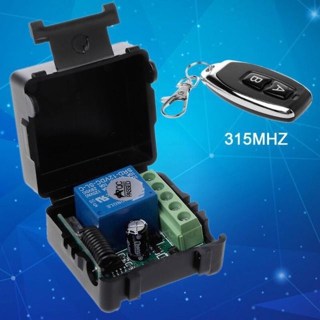 Mạch điều khiển từ xa nguồn 12v /Khoá điện điều khiển từ xa /tắt mở khoá điện ,mạch điện từ xa,lắp chống chộm