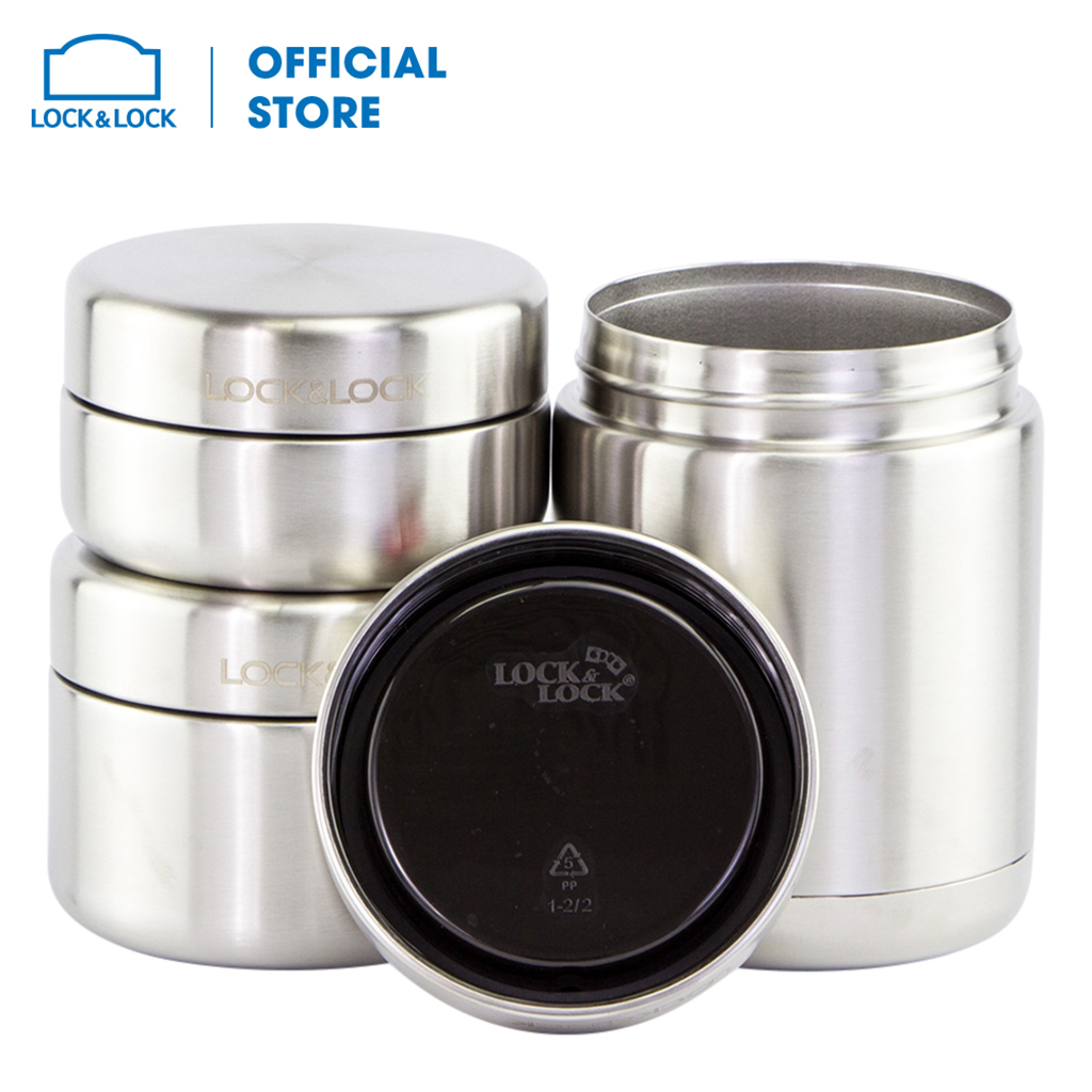 LHC8016S4 - Lock&Lock Thermal lunch box set (450ml,420ml, 280ml, chopstick*1,chopstick case,not include bag)