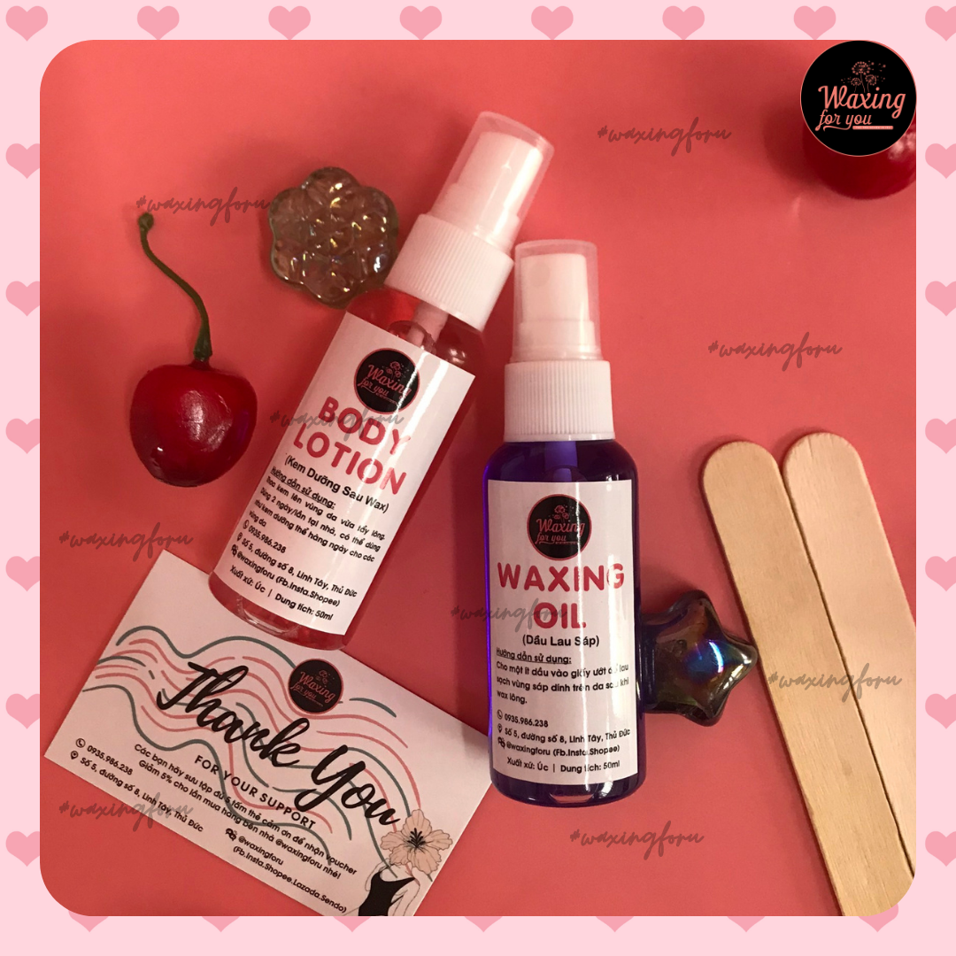 Combo dưỡng da trước và sau wax Jaxwax