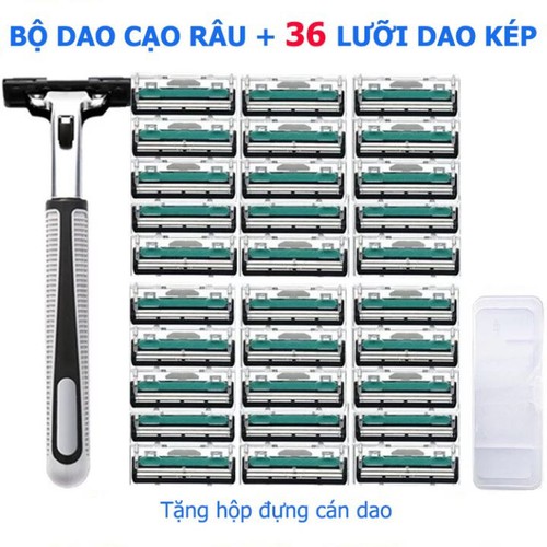 [HCM][ SIÊU TIẾT KIỆM ]BỘ DAO CẠO RÂU 36 LƯỠI