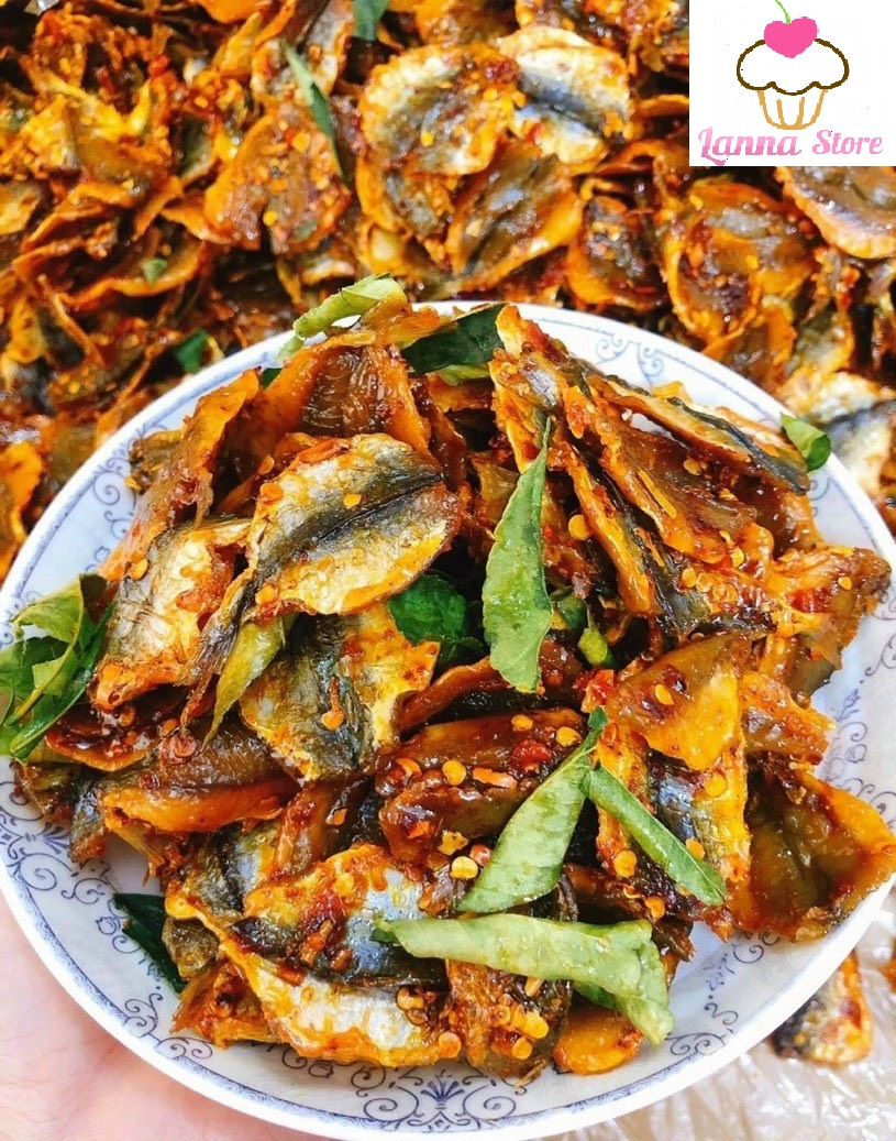 [HOT] CÁ CHỈ VÀNG SỐT CAY LÁ CHANH - HỦ 300Gram