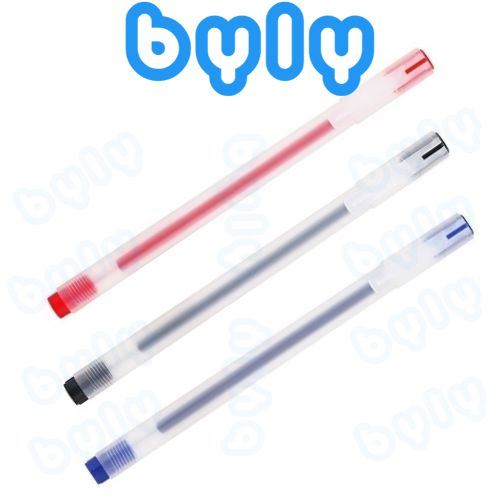 Bút gel 0.5mm Basic vỏ nhám trong suốt Baoke  PC3768