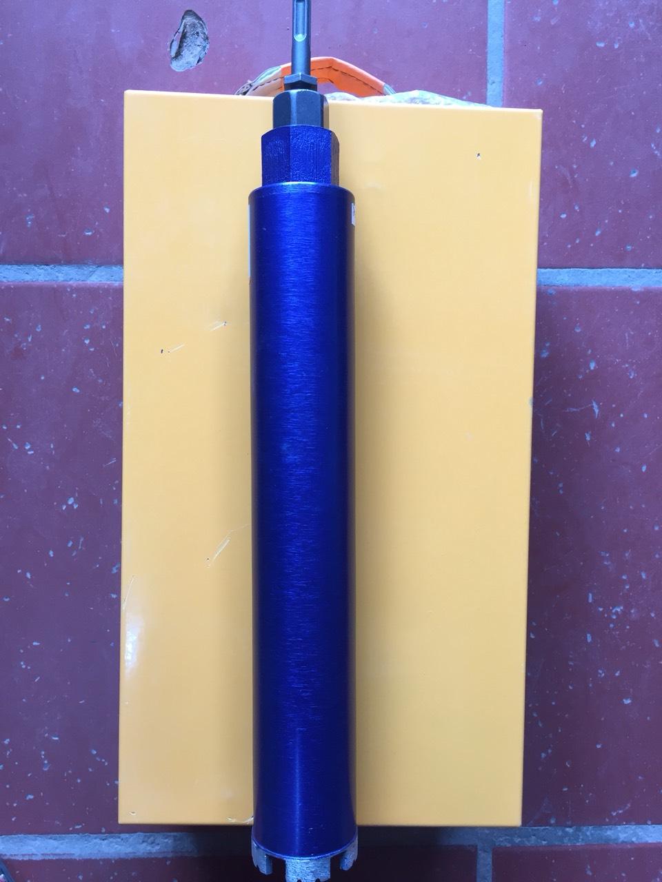 Mũi khoan khoét lỗ bê tông phi 51mm ống liền Loại 1 Tặng kèm 1 đầu chuyển khoan; Mũi khoan rút lõi bê tông