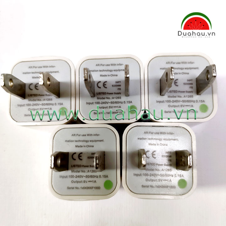 [HCM]Củ sạc 5V-1A cổng USB sạc điện thoại đồng hồ