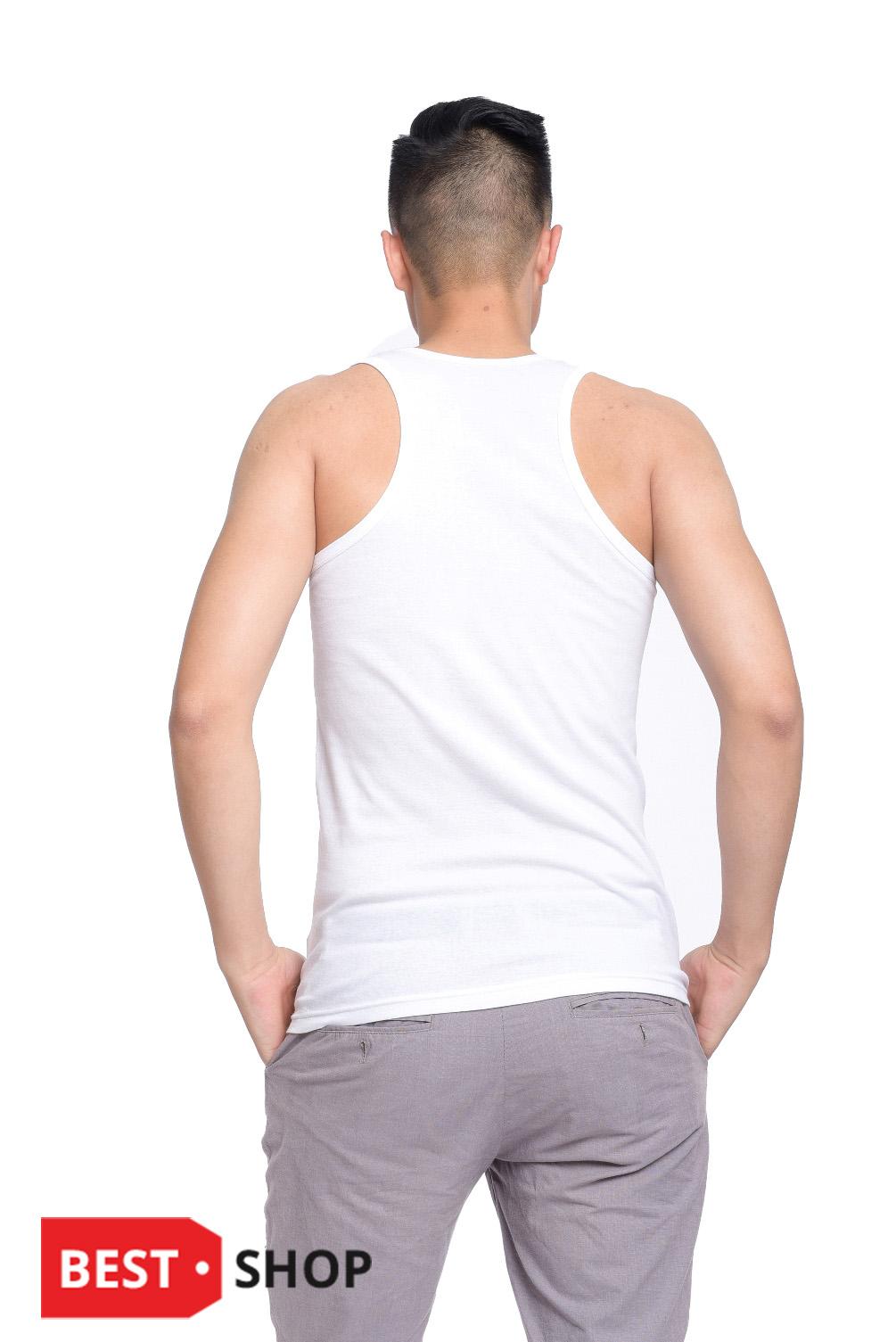 [HCM]Áo Ba Lỗ Nam 100% Cotton Mặc Nhà Thoáng Mát