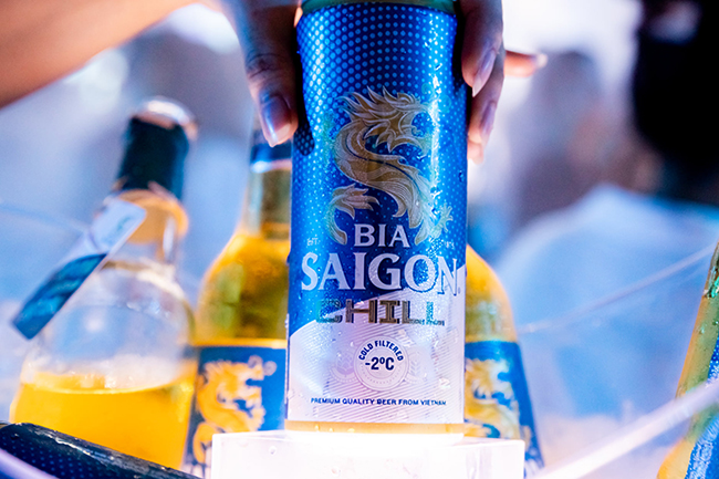 Thùng 24 lon bia SAIGON CHILL 330ml