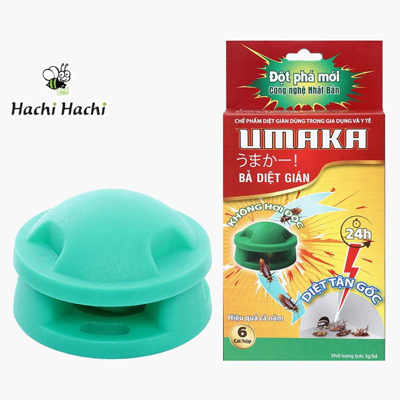 Bả Diệt Gián Umaka Hộp 6 Viên