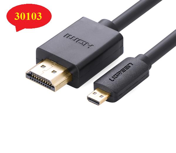 Dây cáp Micro HDMI to HDMI 2m UGREEN 30103