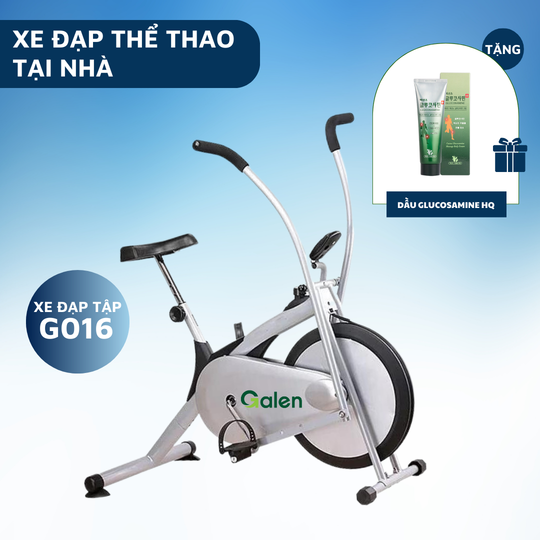 Xe đạp tập thể dục tập gym tại nhà airbiken xe đạp đa năng thế hệ mới - tặng dầu glucosamine hàn quốc