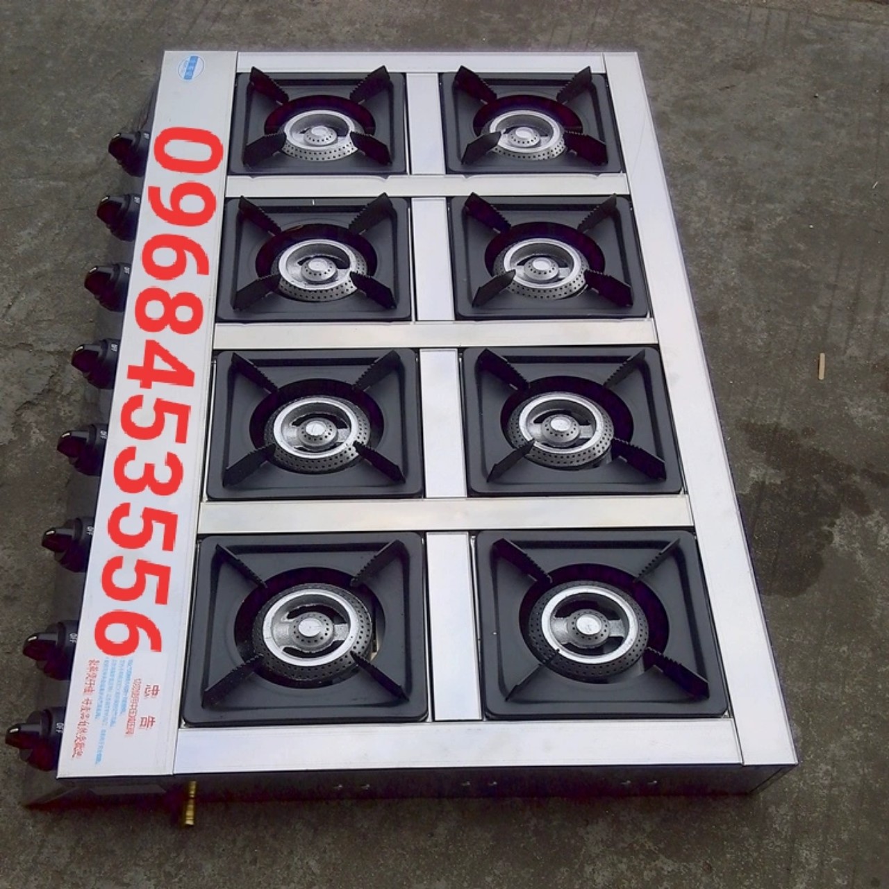Bếp gas 8 lò-bếp gas 8 cửa