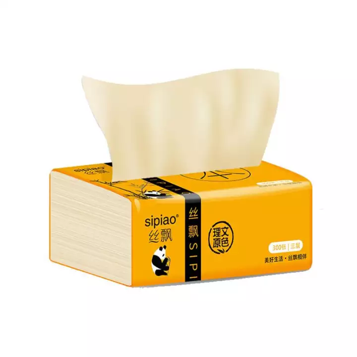 GIẤY ĂN GẤU TRÚC 30 GÓI MỖI GÓI 300 TỜ SIÊU DAI