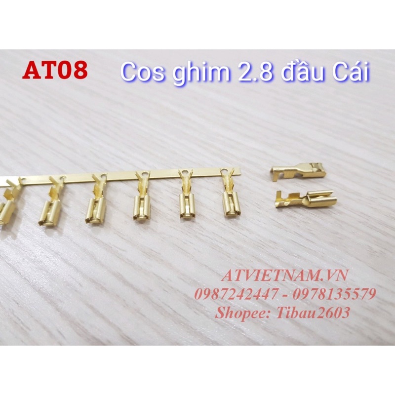 Cos Ghim 2.8 cái -AT08 ( 1 bịch/50 cái) - cose xe máy