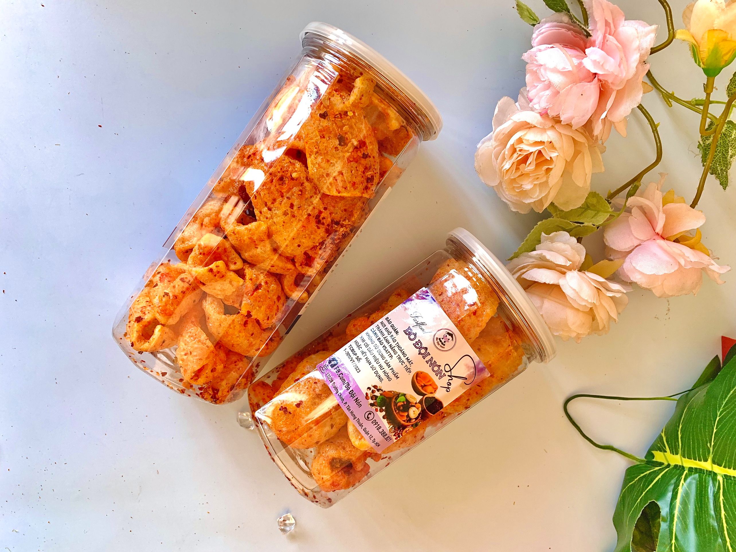 150g Da Heo Cháy Tỏi Bò Đội Nón
