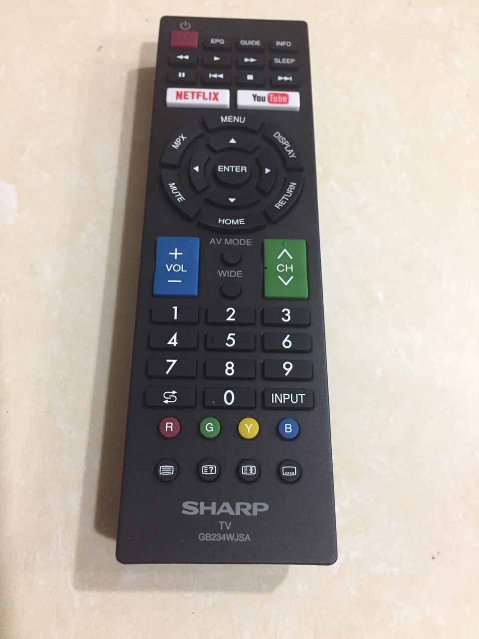 ( Chính Hãng ) Điều khiển tivi SHARP smart chính hãng theo tivi.