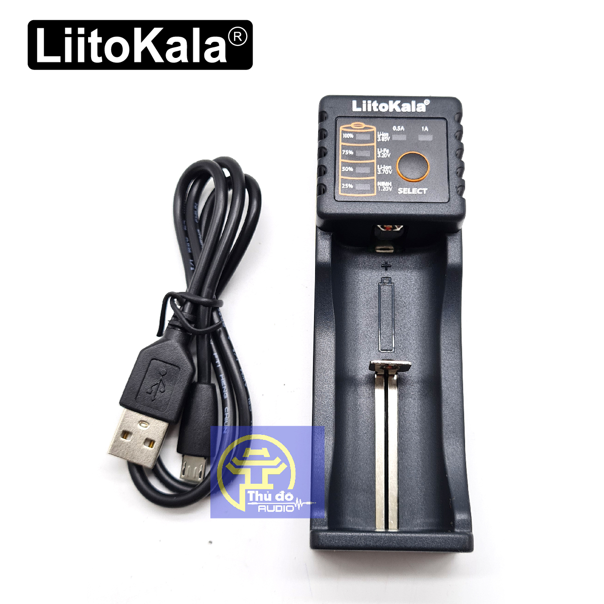 Bộ Sạc Pin Đa Năng Liitokala Lii-100B 18650 26650 4.35V / 3.2V / 3.7V / 1.2V cao cấp.