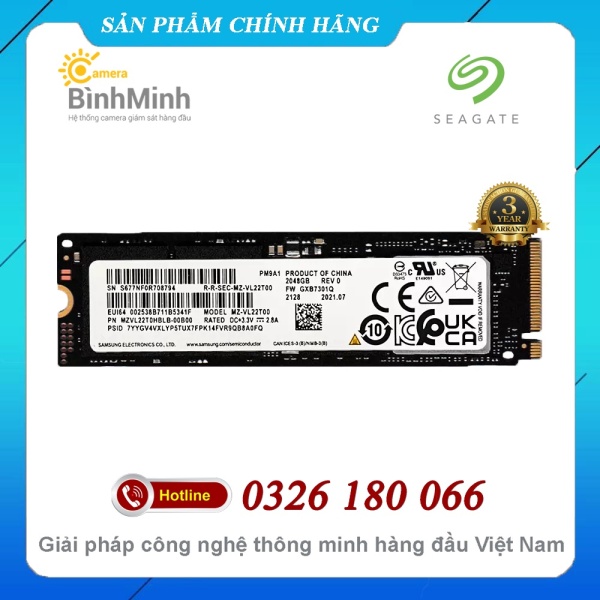 Ổ Cứng SSD 1TB / 2TB Samsung PM9A1 NVMe M.2 PCIe Gen4 x4 2280 (MZ-VL21T00 / MZ-VL22T00)