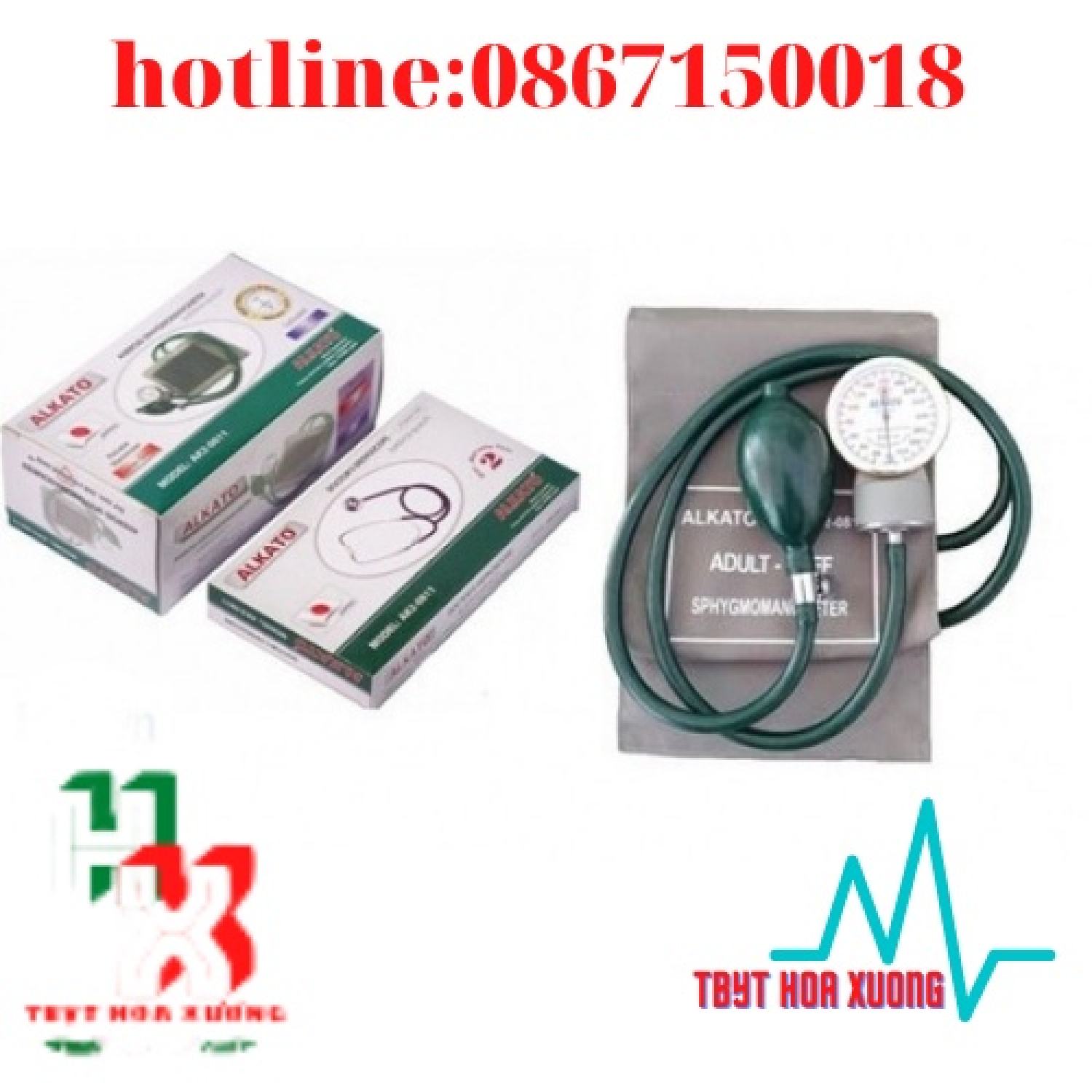 Trọn Bộ Máy đo huyết áp cơ ALKATO AK2-0811