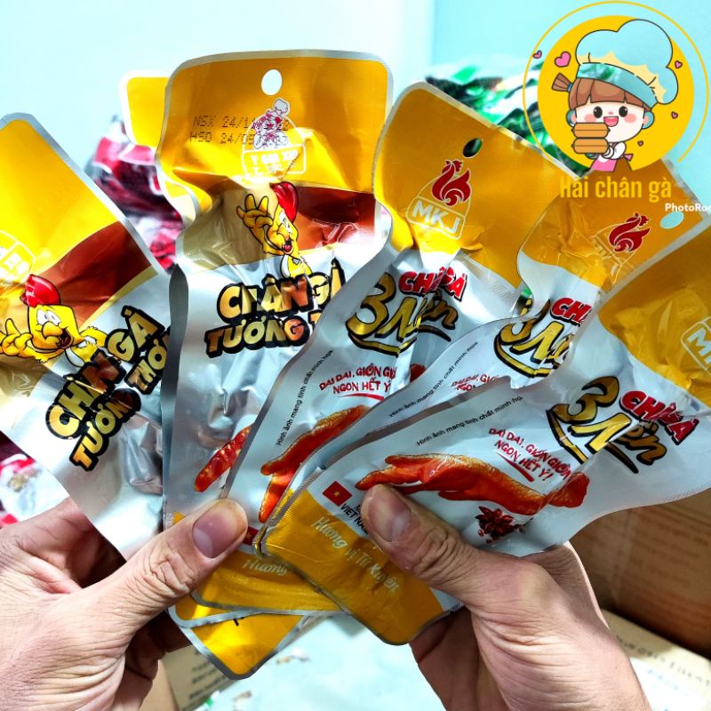 Giá sỉ bịch 10 cái Chân gà cay,Chân gà cay tứ xuyên thương hiệu y gia xin việt nam