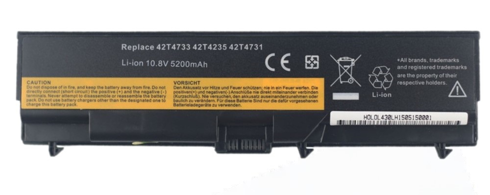 Pin laptop ibm-lenovo thinkpad t530i, t530, w530