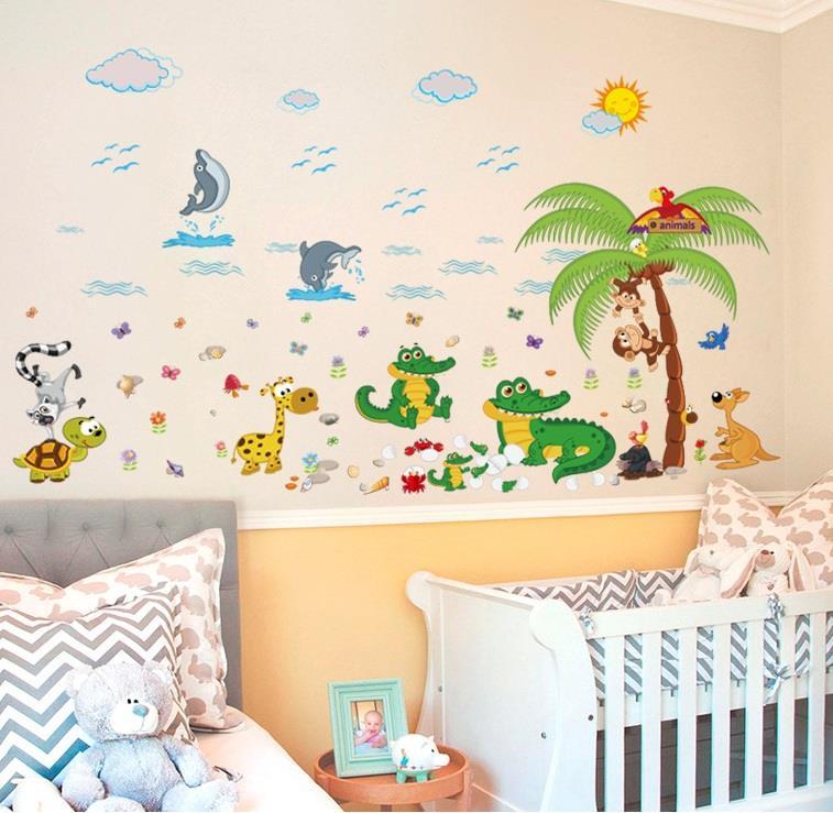 Decal dán tường Rừng nhiệt đới- T191-kiddecals