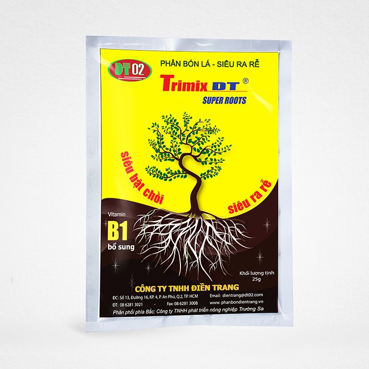 Phân bón lá ra rễ TRIMIX25g