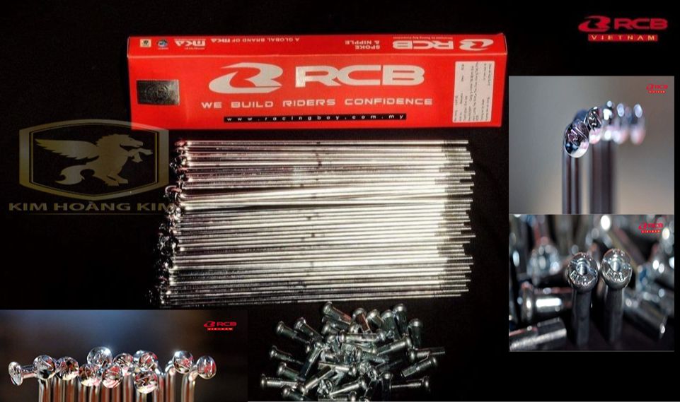 Căm RCB chính hãng Mạ Crom Sáng Bóng Đủ 157/149/184 SIZE 17 gắn nhiều loại xe máy