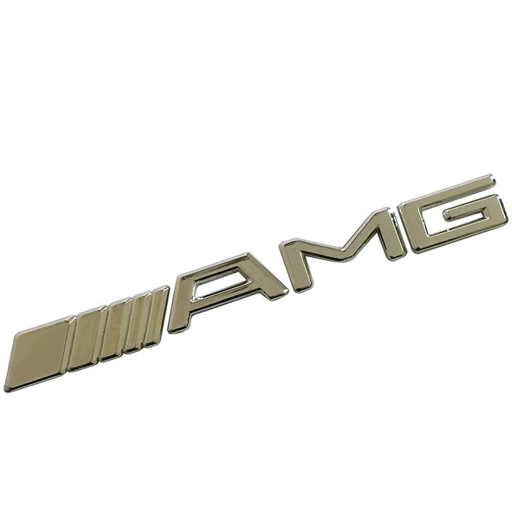Tem logo chữ nổi AMG dán trang trí xe