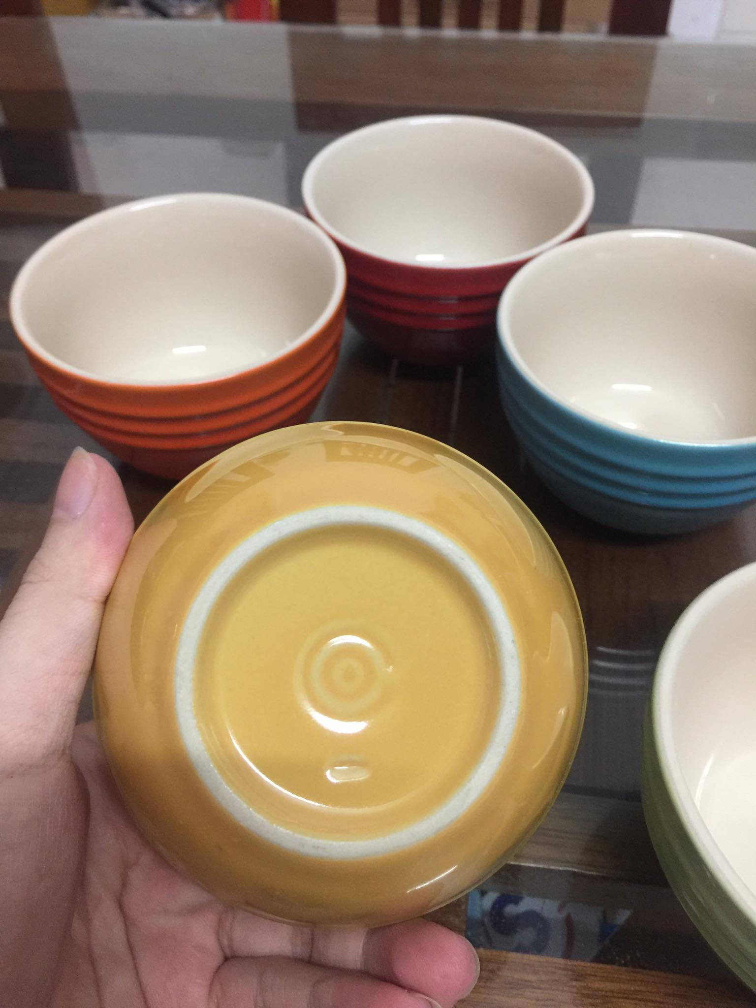 Set 05 bát ăn cầu vồng Le Creuset
