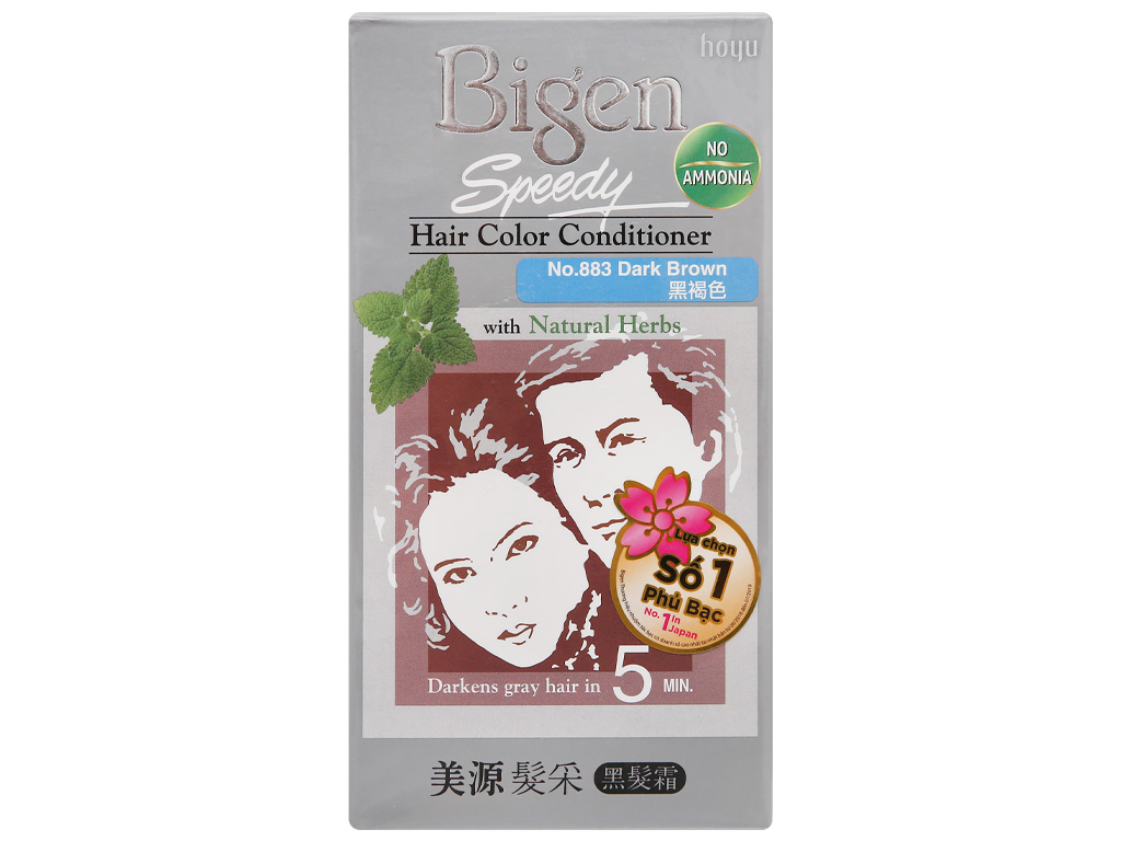 [HCM]Thuốc nhuộm tóc Bigen 883 nâu sẫm