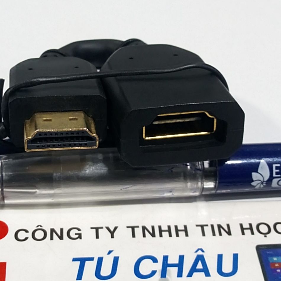 Cáp nối dài HDMI: Cáp dài 11Cm (Đầu đực ra 1 đầu Cái)