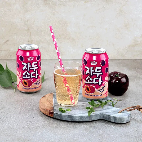 Nước soda trái cây vị mận SFC 350ml