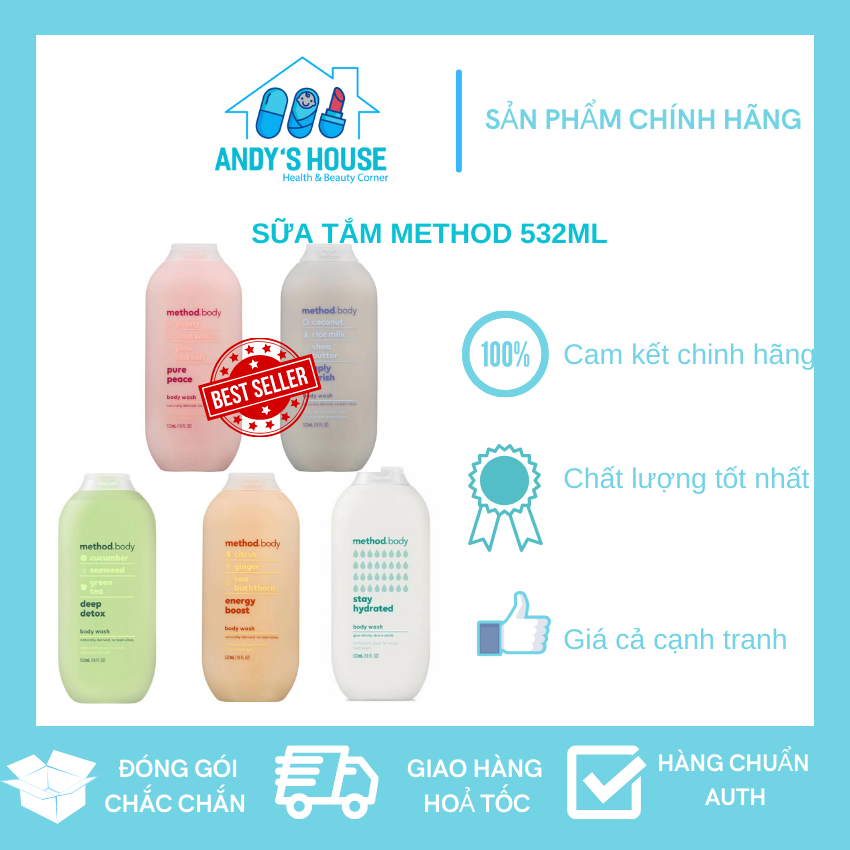 Sữa Tắm Method Bodywash 532ml
