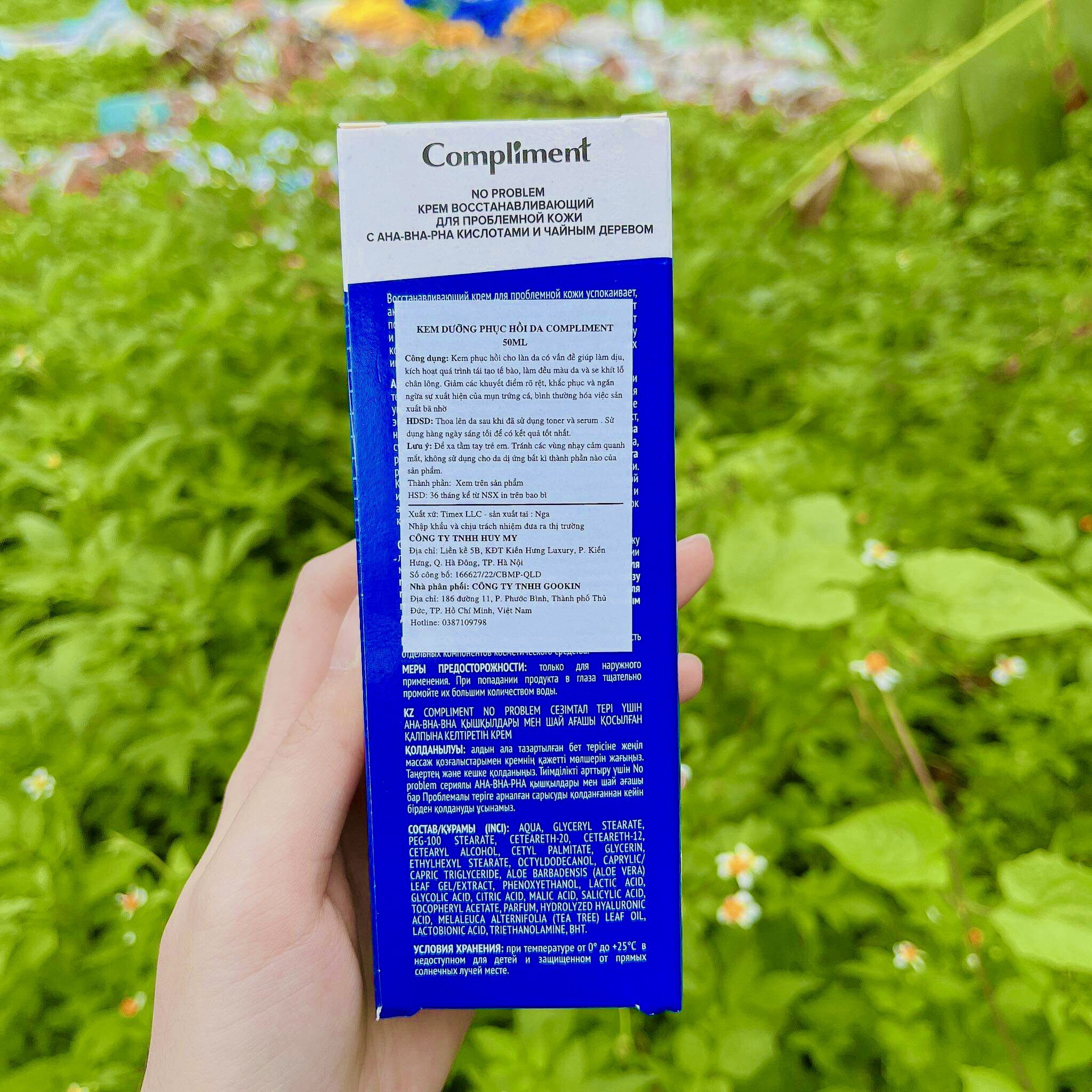 Kem Dưỡng Compliment No Problem AHA BHA PHA Phục Hồi Tái Tạo Da 50ml