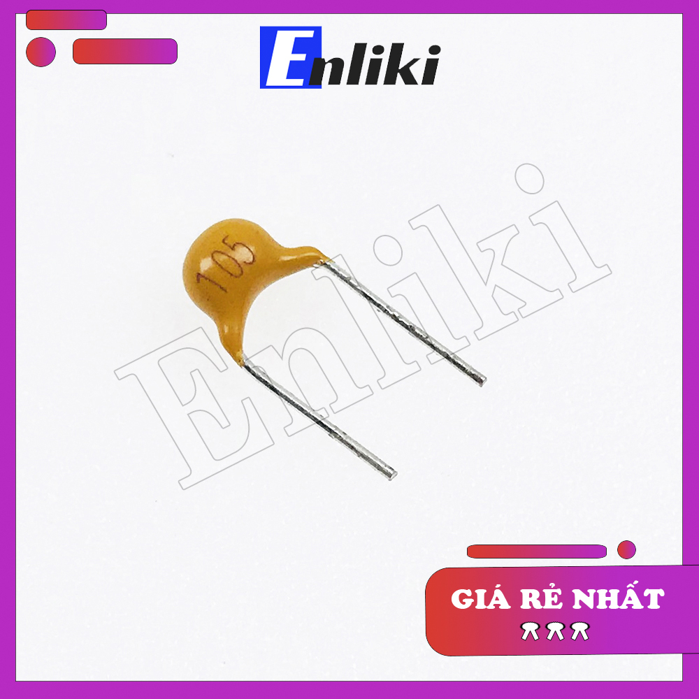 5 Chiếc Tụ Gốm Vàng 1uF 50V 105