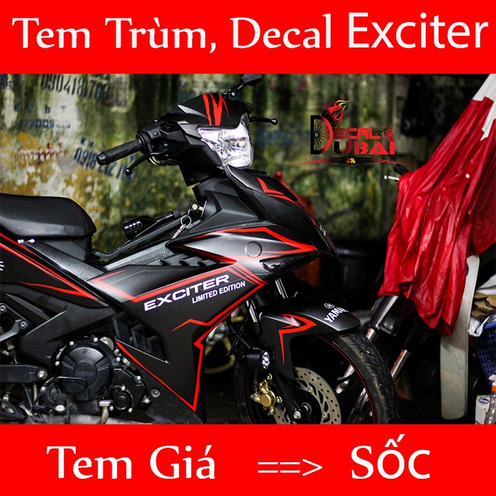 Tem trùm exciter 150 đen chỉ đỏ đồng hồ đẹp, Tem trùm exciter150, tem exciter 150, team trùm exciter 150, tem xe exciter 150, team trùm ex 150, team xe exciter 150 đen chỉ đỏ đồng hồ đẹp