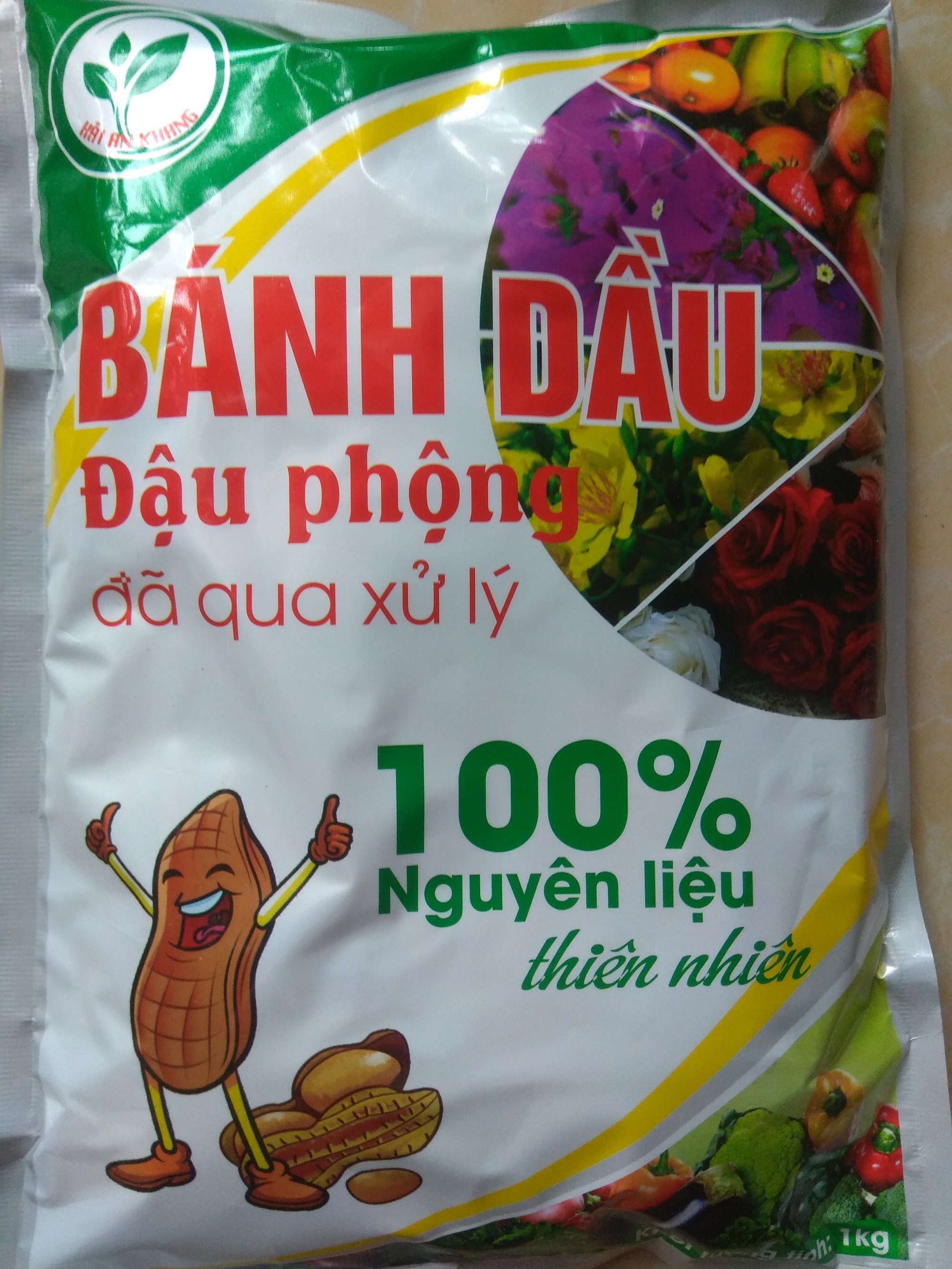 [HCM]Bánh dầu đậu phộng đã qua xử lý - gói 1 kg  HAK