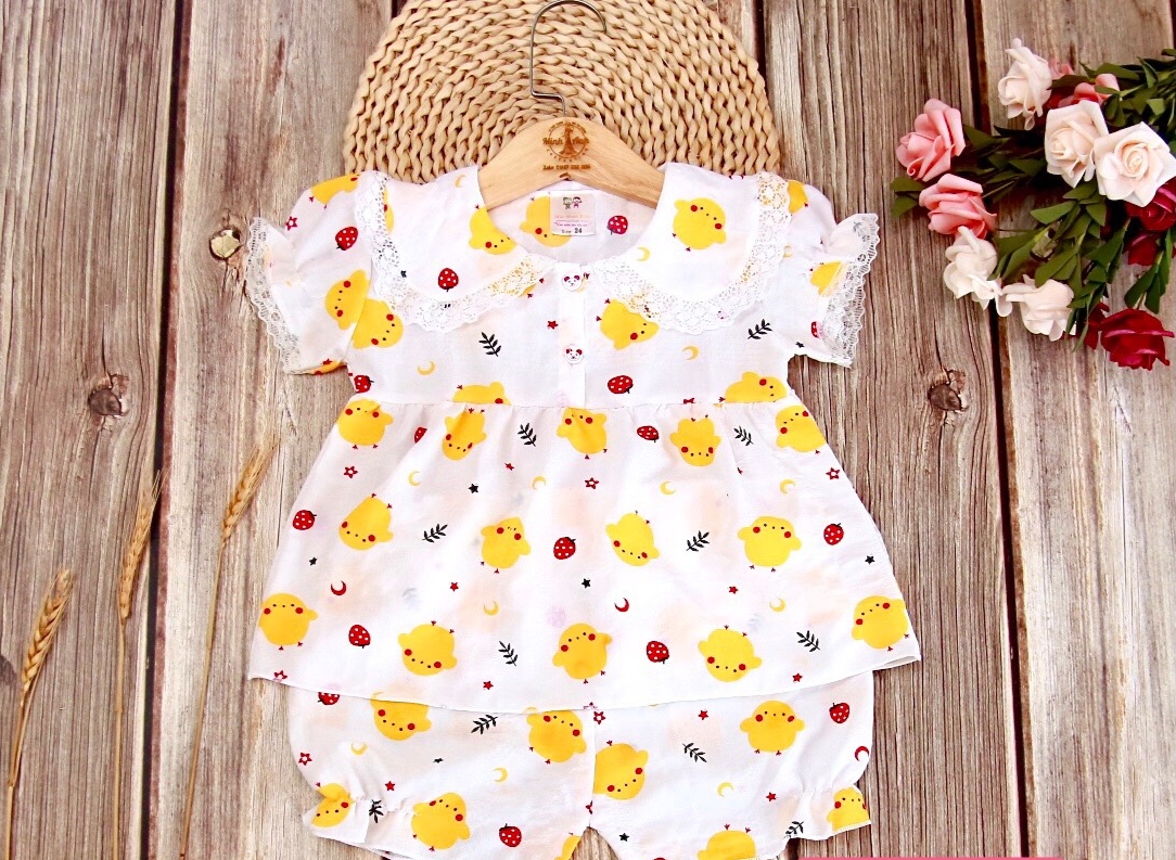 Bộ Tơ Xốp Tay Phồng Bé (14-18kg) (Giao màu ngẫu nhiên)