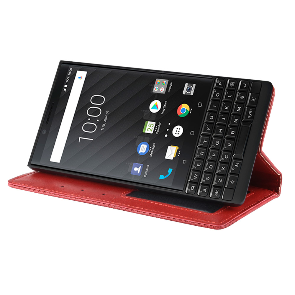 Bao da BlackBerry Key2 dạng ví Luxury Leather