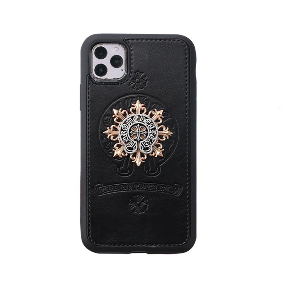 Ốp Lưng iPhone - Ốp iPhone Da Chrome Hearts