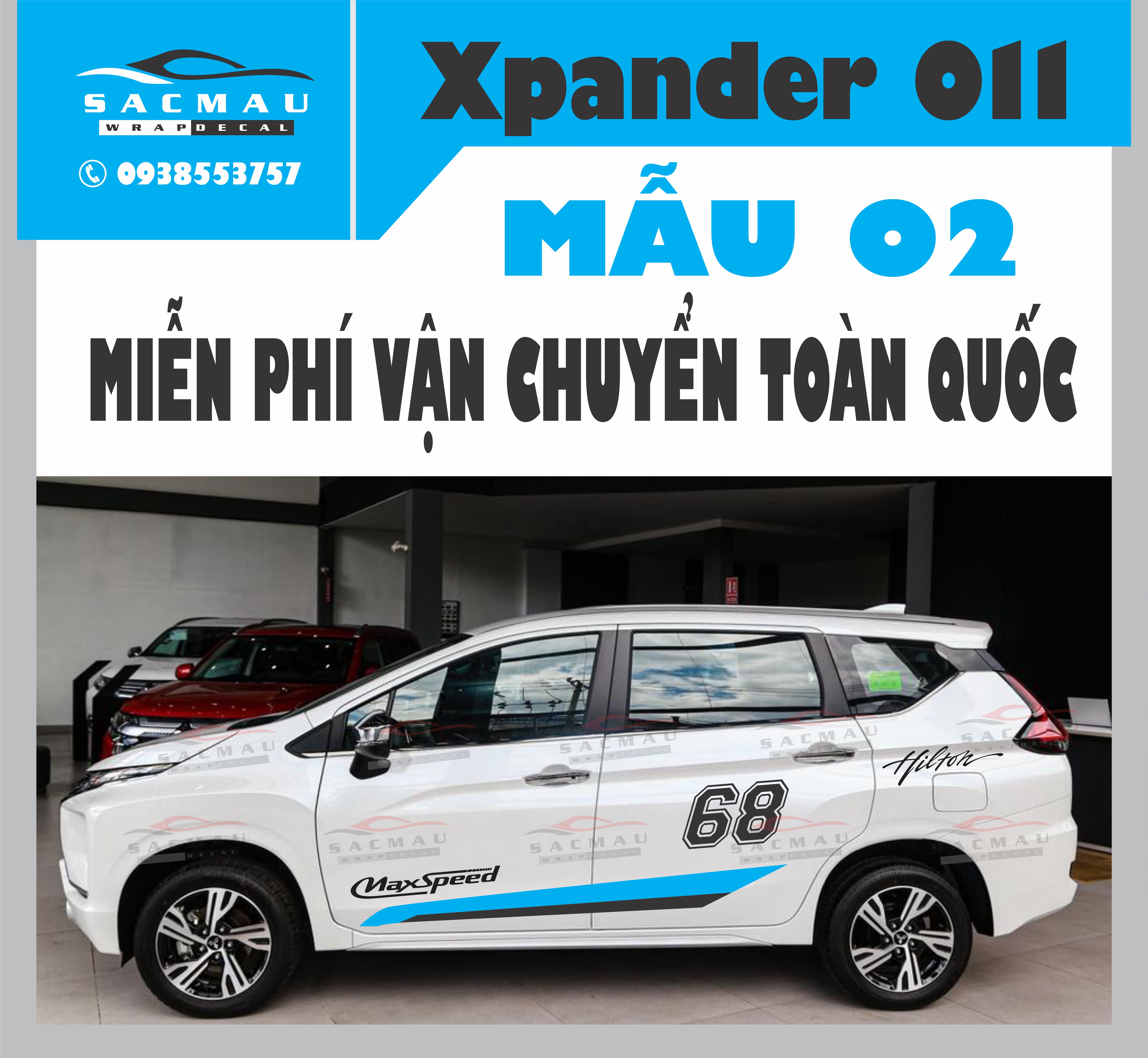 Tem dán ô tô xpander