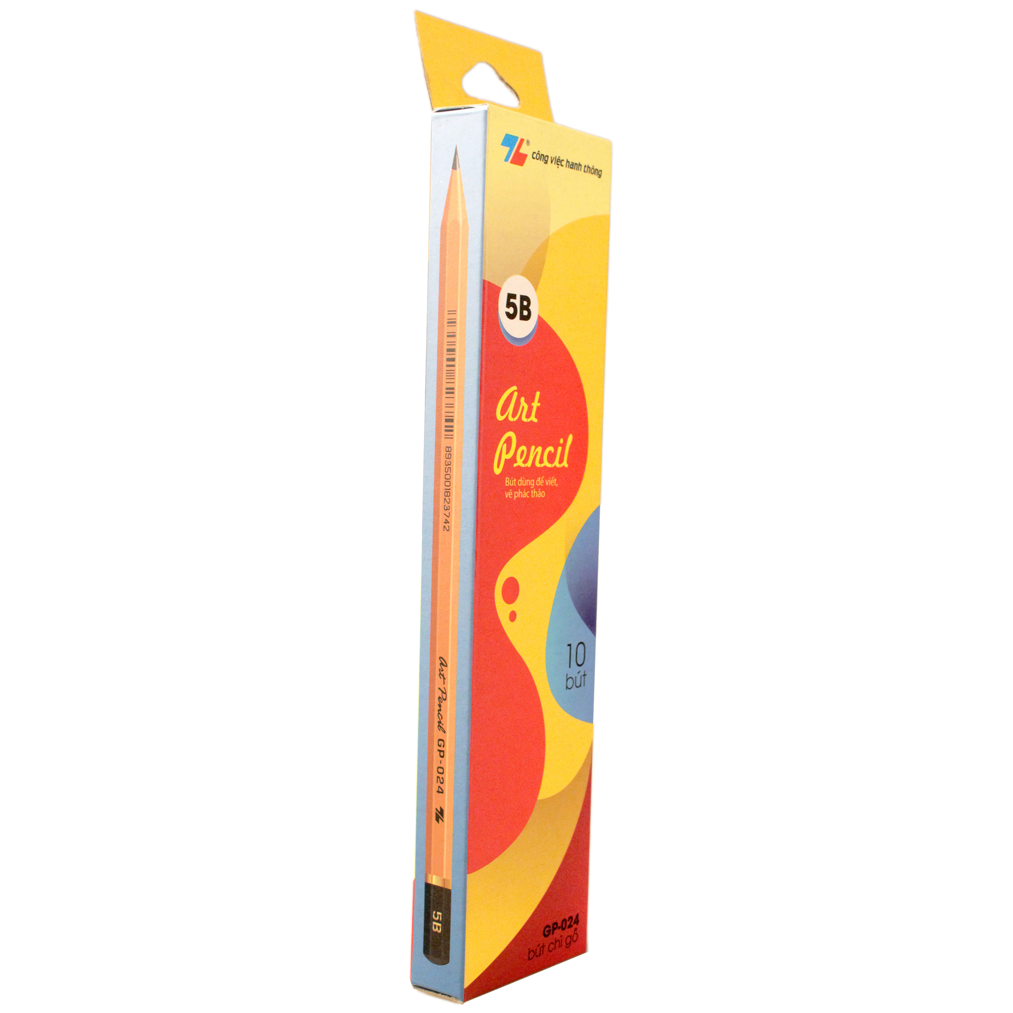 Combo 5 Bút chì mỹ thuật Thiên Long 5B GP-024