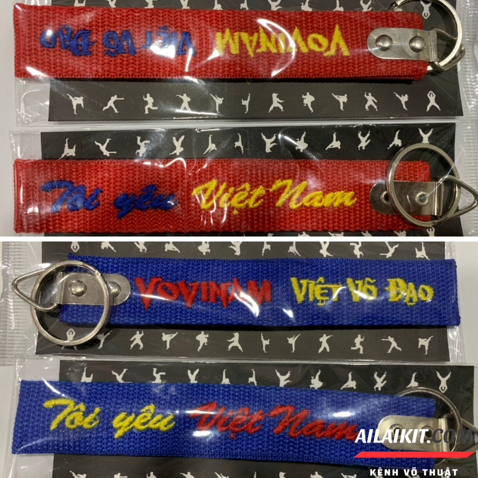 [HCM]{Móc khóa Dây Vovinam}  Ailaikit Võ Thuật Hàng Lưu Niệm Rẻ bền