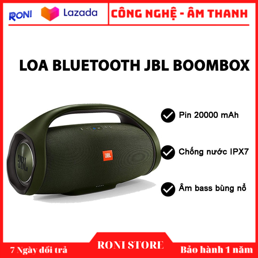 Đặc Biệt ) Loa Bluetooth JBL Bombox (100W) - Hàng chính hãng, Bluetooth  Bass Cực Khủng - Chống Nước - Ghép nối âm thanh Stereo 3D, mang đến âm nhạc  sôi