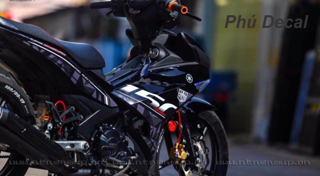 Tem rời Exciter 150 Y15ZR Đen Bóng